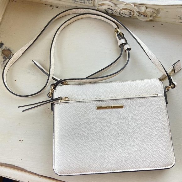 Aldo Handbags - Aldo Chic Cream Crossbody Bag